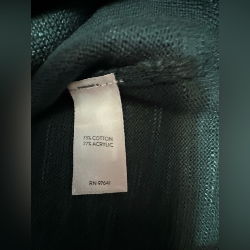 J.Jill Women L Green Textured Sweater-Jacket - Picture 15 of 16